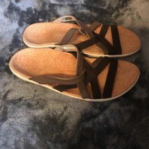 Spenco Orthotic Sandals Jari Strap oh Brown Size 9